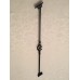 1 x Black Wrought Iron Metal Cage Baluster Balustrade Stair Spindle 950mm long x 12mm Plain Bars